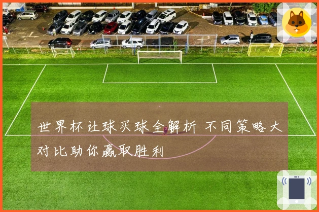 世界杯让球买球全解析 不同策略大对比助你赢取胜利