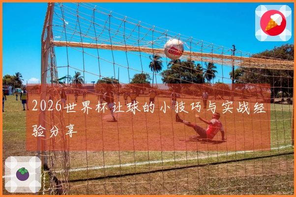 2026世界杯让球的小技巧与实战经验分享